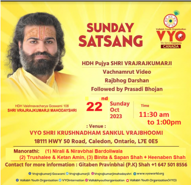 VYO Canada - Weekly Satsang on Oct. 22nd